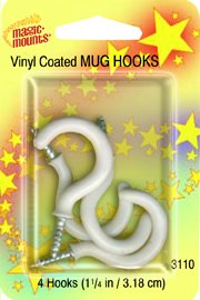 11_4 Vinyl Coated Mug Hooks