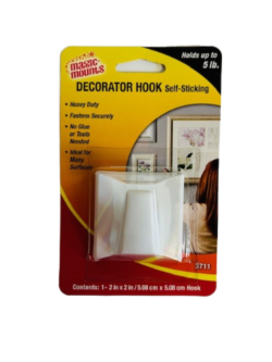 Adhesive Decorator Hook #3711