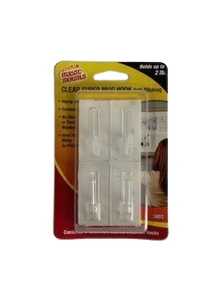 Adhesive Super Mug Hooks (CLEAR) #3803