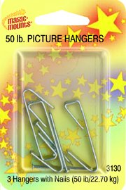 #3130 50 lb. Picture Hangers / Nails