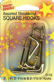 #3115 Assorted Shouldered Square Hooks