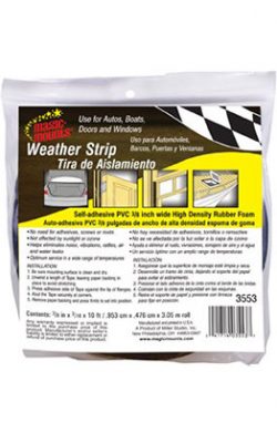 Foam Weather Strip x 34 x 10 ft.