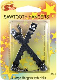 #3141 Large Sawtooth Hangers / Nails