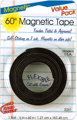 Magnetic Tape Roll 1/2" x 60" roll #3261