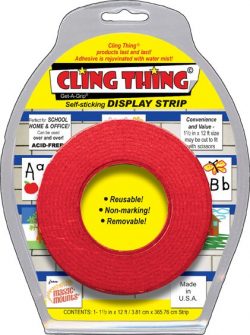 Cling Thing Display Strip, Red #3291