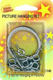 #3146 Picture Hanging Kit / 6 Pictures