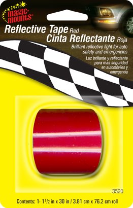 Red Reflective Tape -1-1/2" x 30" #3520