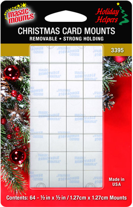 Christmas Card Mounts removable1 /2" x 1 /2" #3395