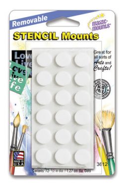 #3612 Stencil Mounts 72- 1/2 in dia Dots