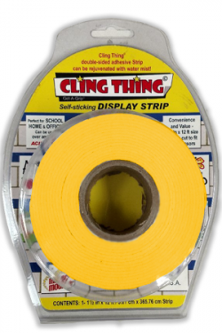 Cling Thing Display Strip Yellow #3293