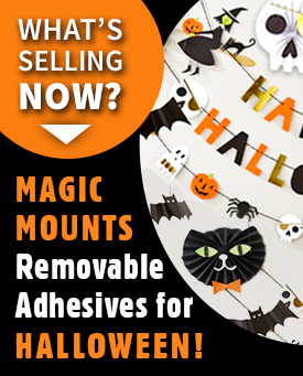 Magic Mounts Removable Adhesives for Halloween