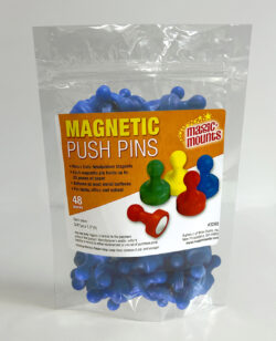 Magnetic Push Pins blue 48 pcs 3265B