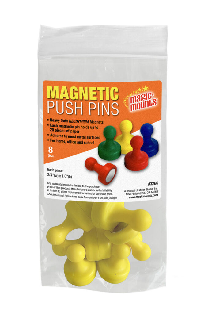 Magnetic Push Pins 8 ct. #3266Y